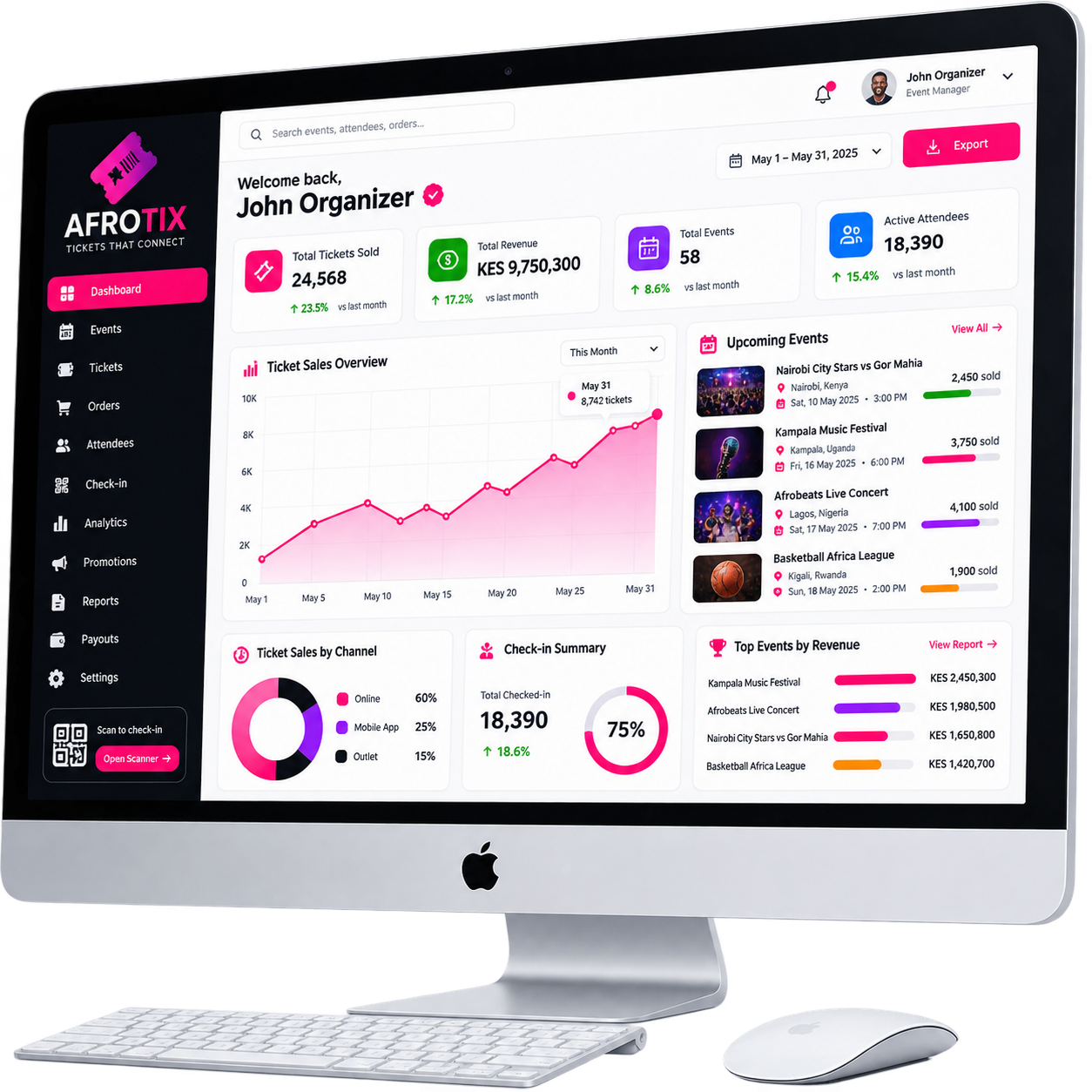 AFROTIX Dashboard